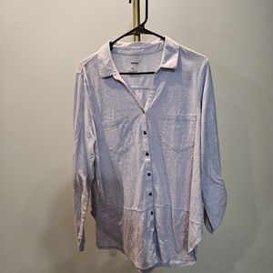 Lilac colored quarter sleeve tunic